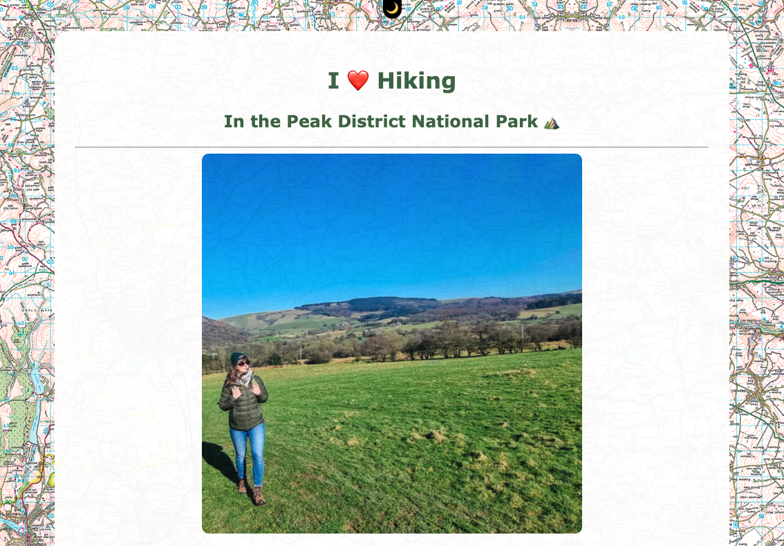 Image of Hobby Hiking Page